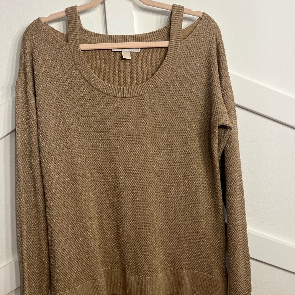 Michael Kors Taupe Knit Top